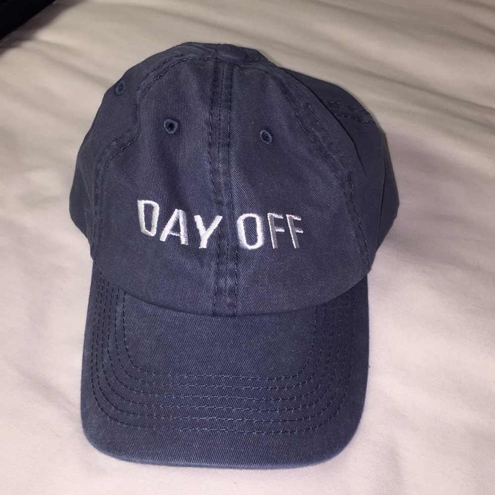 ‘Day Off’ Denim Baseball Hat